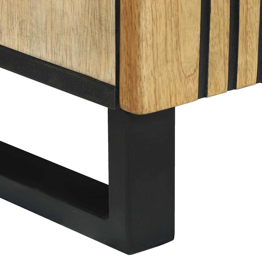 Bathroom Cabinet with Shelf Brown and Black 38 x 33.5 x 58 cm