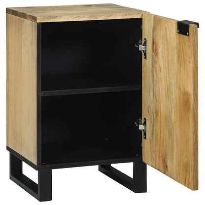 Bathroom Cabinet with Shelf Brown and Black 38 x 33.5 x 58 cm