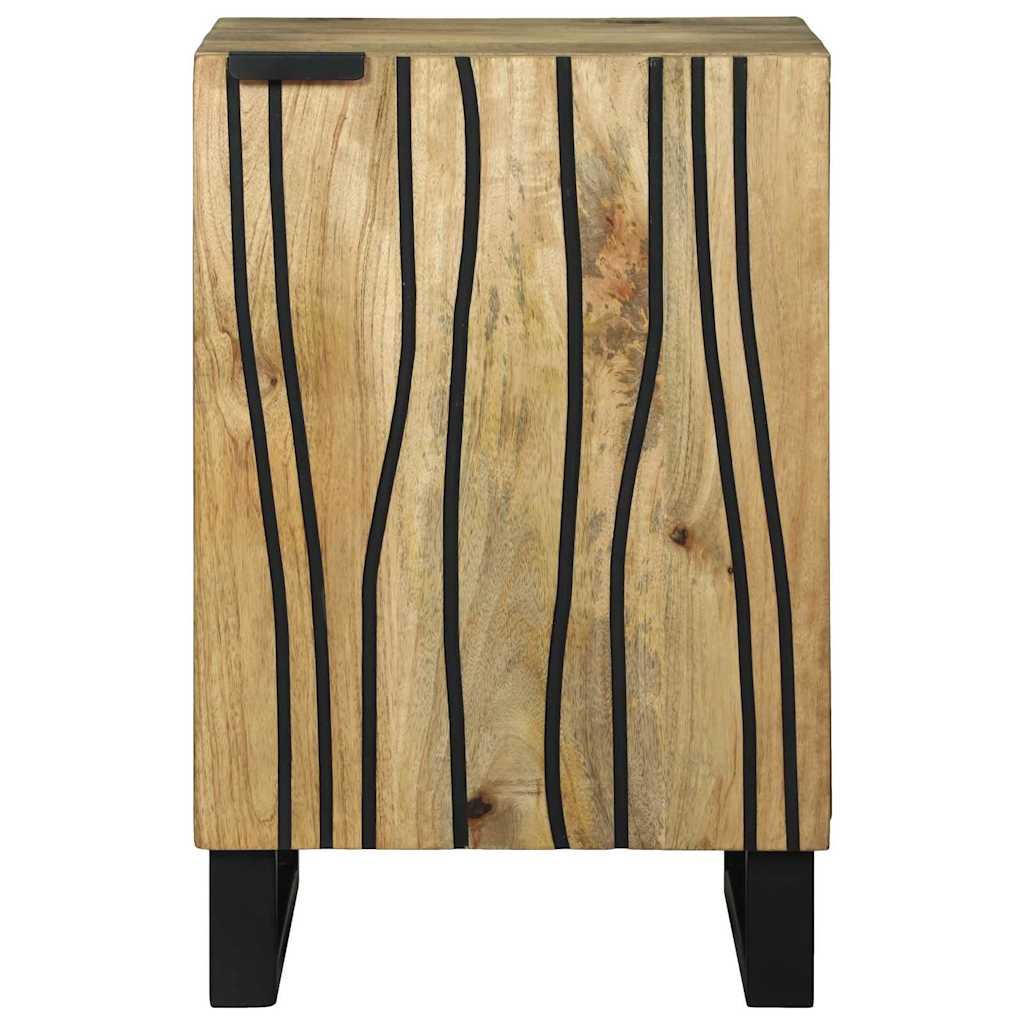 Bathroom Cabinet with Shelf Brown and Black 38 x 33.5 x 58 cm