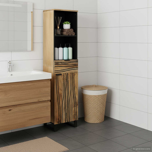 Bathroom Sink Cabinet Brown 38 x 33 x 160 cm Engineered wood
