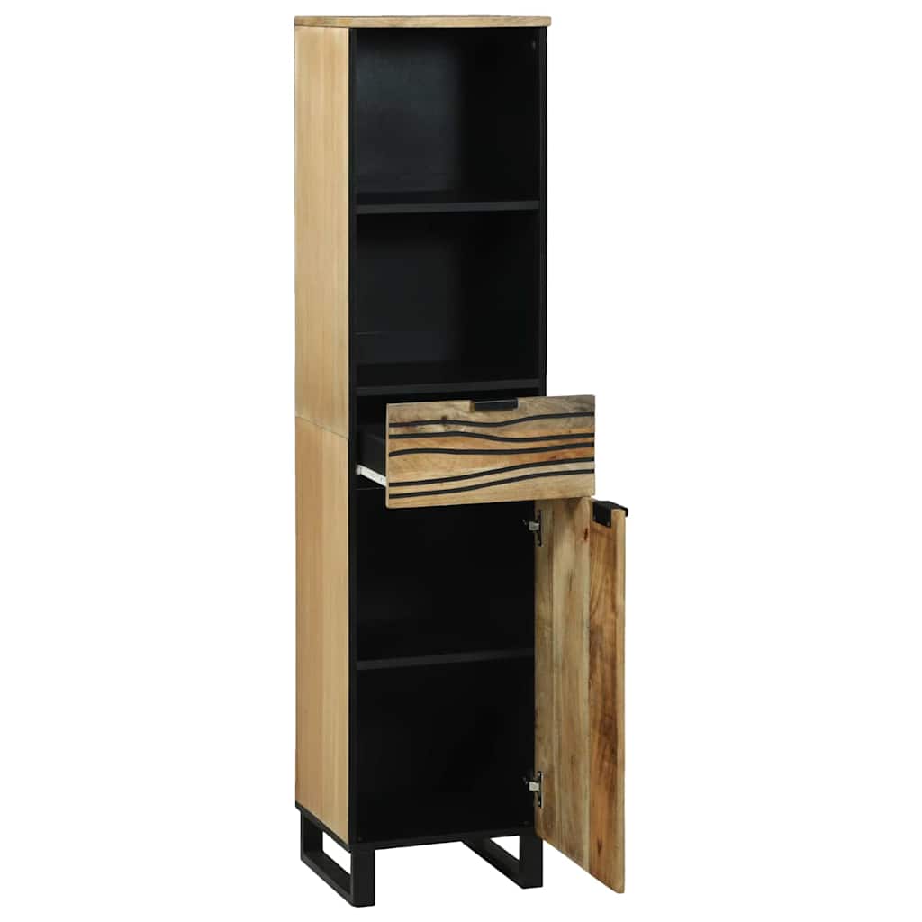 Bathroom Cabinet Brown 38 x 33 x 160 cm Solid Mango wood