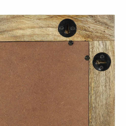 Bathroom Mirror with Mirror Brown 50 x 2.5 x 70 cm