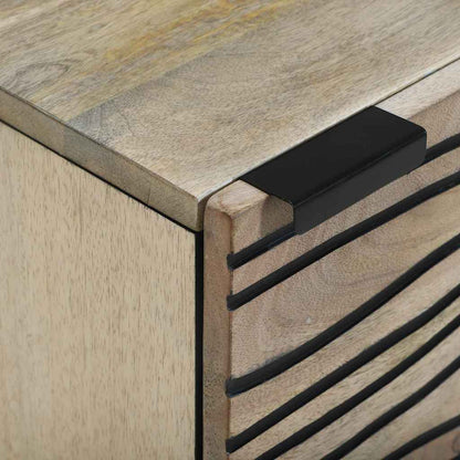 Bedside Tables Natural 40 x 33 x 46 cm Solid mango wood