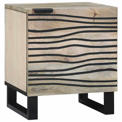 Bedside Tables Natural 40 x 33 x 46 cm Solid mango wood