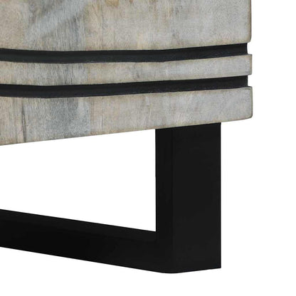 Bedside Cabinet with Drawer White and black 50 x 33 x 60 cm