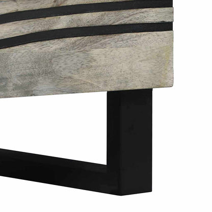 Bedside Cabinet with Drawer White and black 50 x 33 x 60 cm