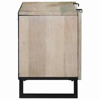 Media Storage Cabinets & Racks White and Black 105 x 33 x 46 cm