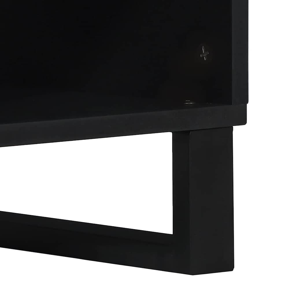 Media Storage Cabinets & Racks White and Black 105 x 33 x 46 cm