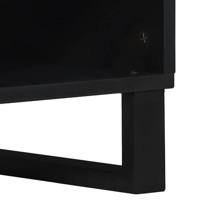 Media Storage Cabinets & Racks White and Black 105 x 33 x 46 cm