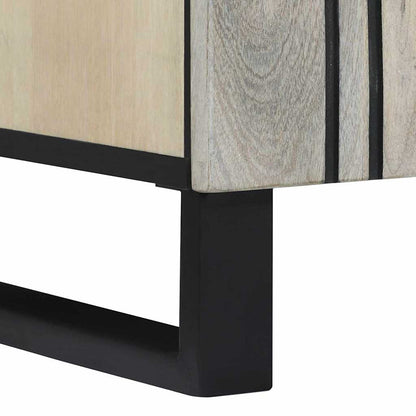 Sink cabinet with Shelf Brown and Black 62 x 33 x 58 cm