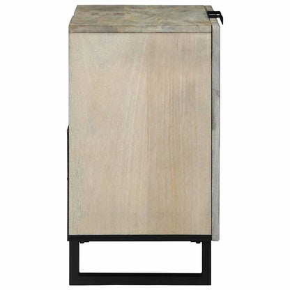 Sink cabinet with Shelf Brown and Black 62 x 33 x 58 cm