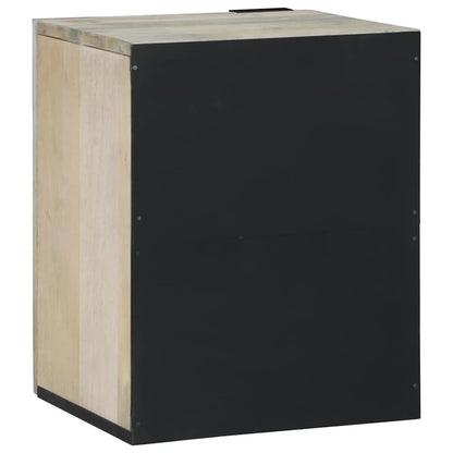 Sink cabinet with Shelf Brown and Black 38 x 33.5 x 48 cm
