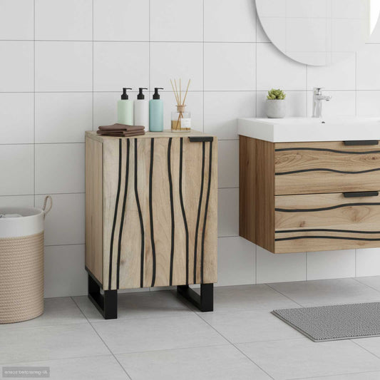 Bathroom Sink Cabinet White 38 x 33.5 x 58 cm Engineered wood