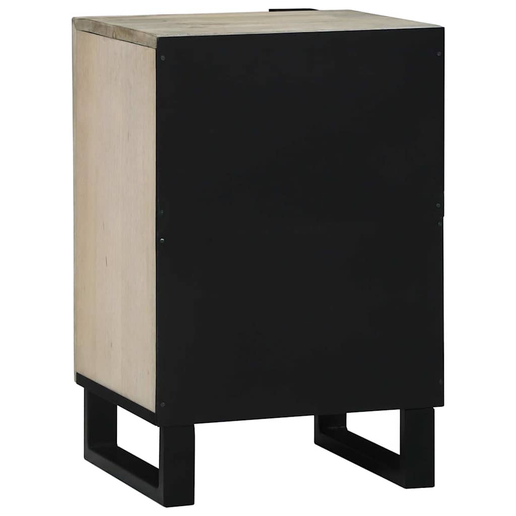 Bathroom Cabinet with Shelf Brown and Black 38 x 33.5 x 58 cm