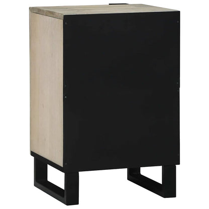 Bathroom Cabinet with Shelf Brown and Black 38 x 33.5 x 58 cm