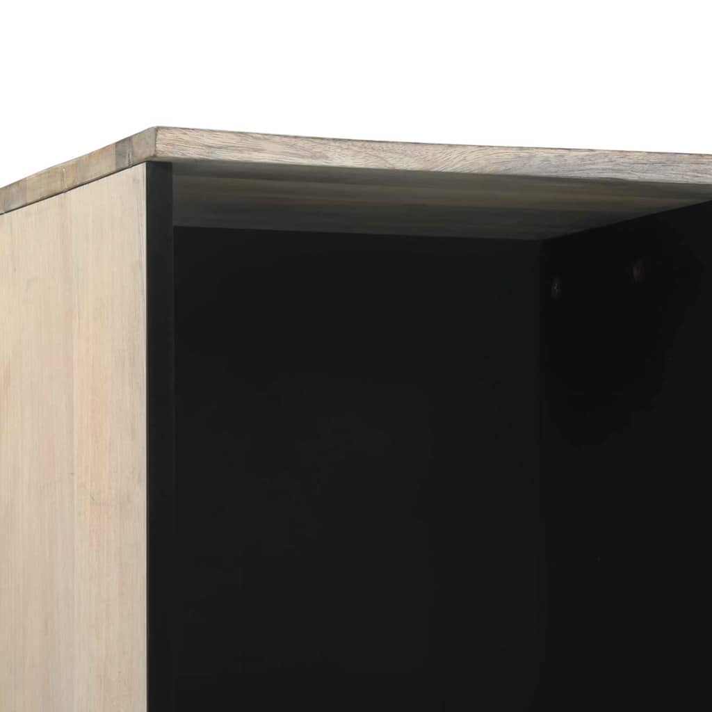 Bathroom Cabinet with Shelf Brown and Black 38 x 33 x 160 cm