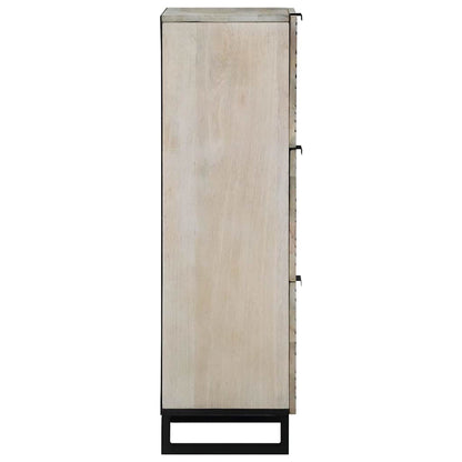 Media Storage Cabinets & Racks White and Black 40 x 33 x 110 cm