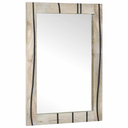 Bathroom Mirror with Mirror Brown 50 x 2.5 x 70 cm