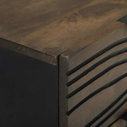 Bedside Cabinet Walnut 40 x 33 x 46 cm Solid mango wood