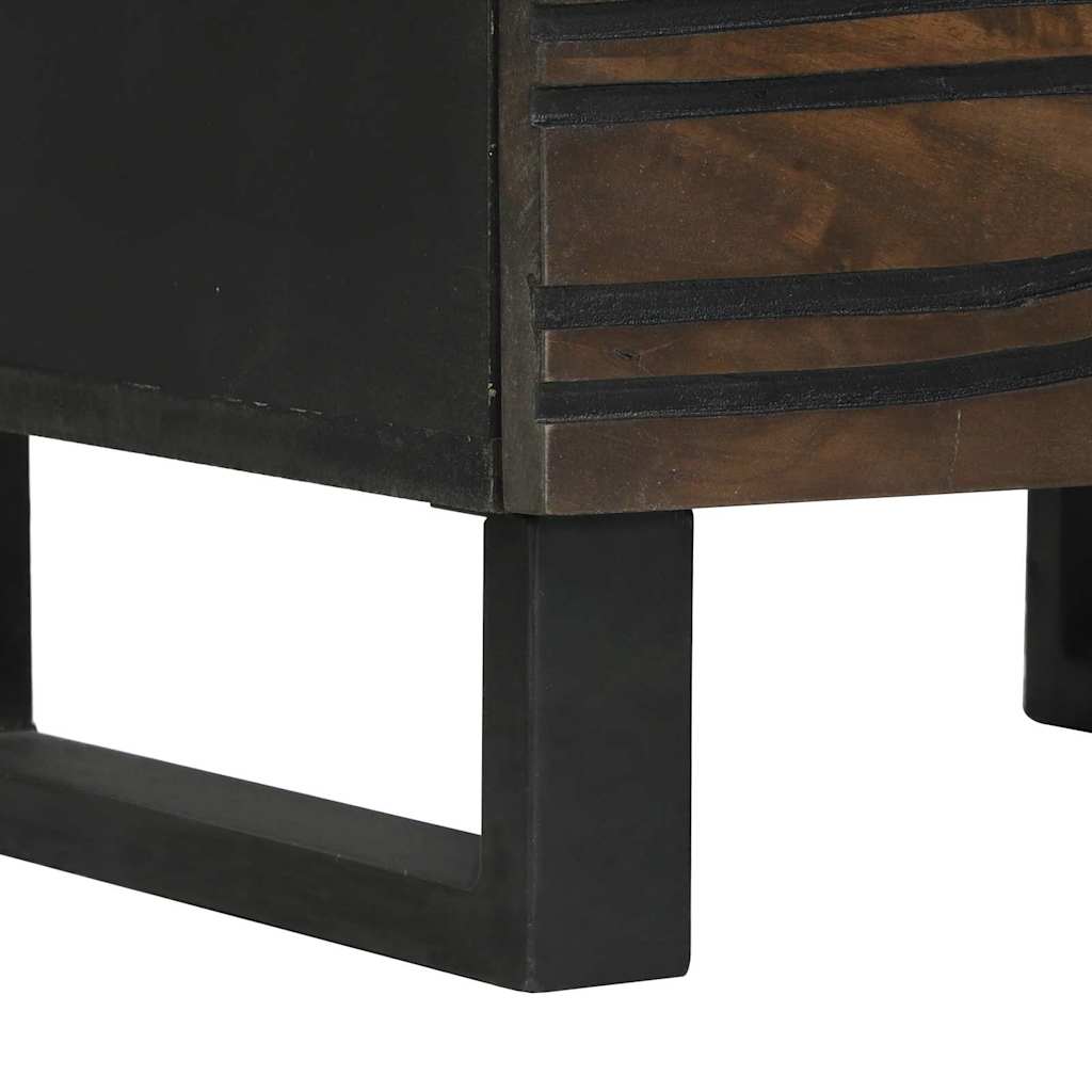 Bedside Cabinet Walnut 40 x 33 x 46 cm Solid mango wood