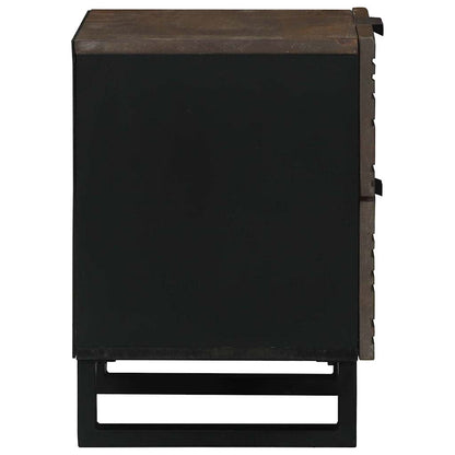 Bedside Cabinet Walnut 40 x 33 x 46 cm Solid mango wood