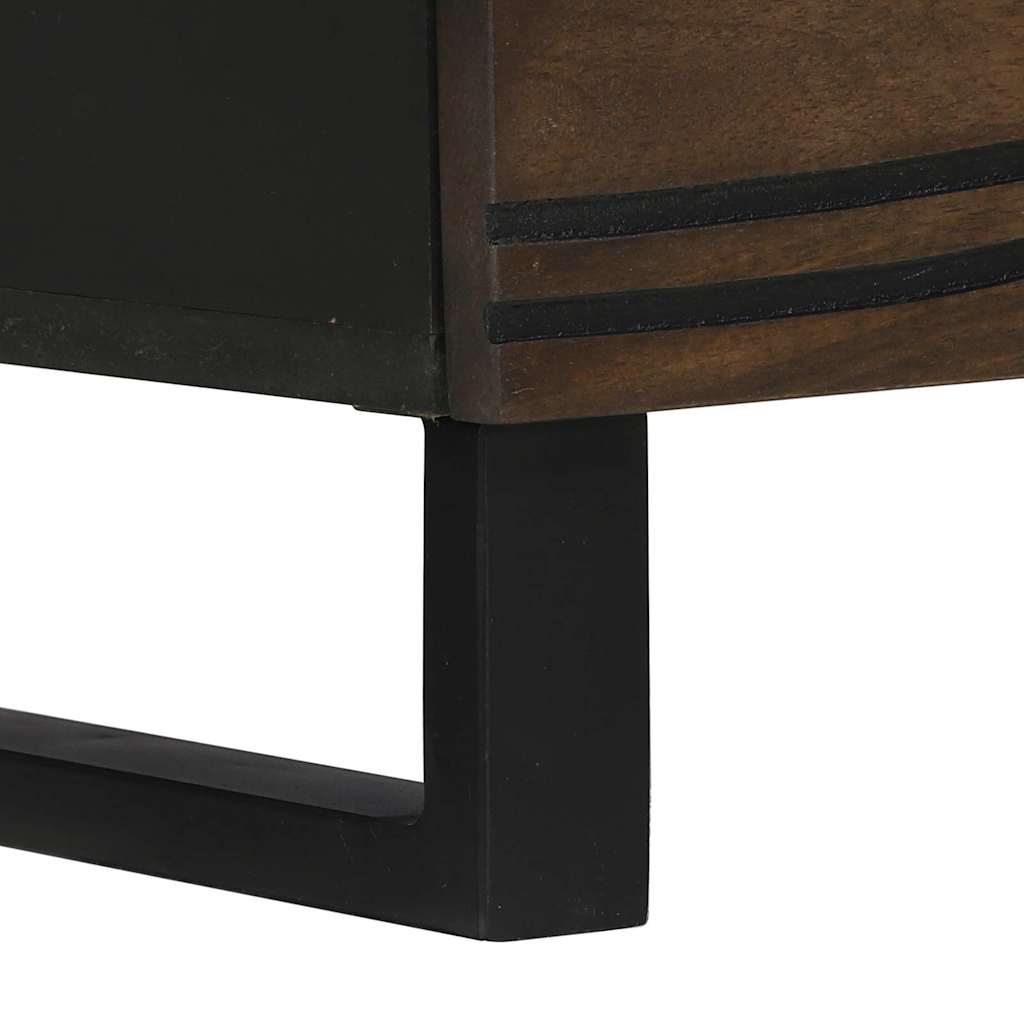 TV Cabinet with Drawer Brown 70 x 33 x 46 cm Solid mango wood