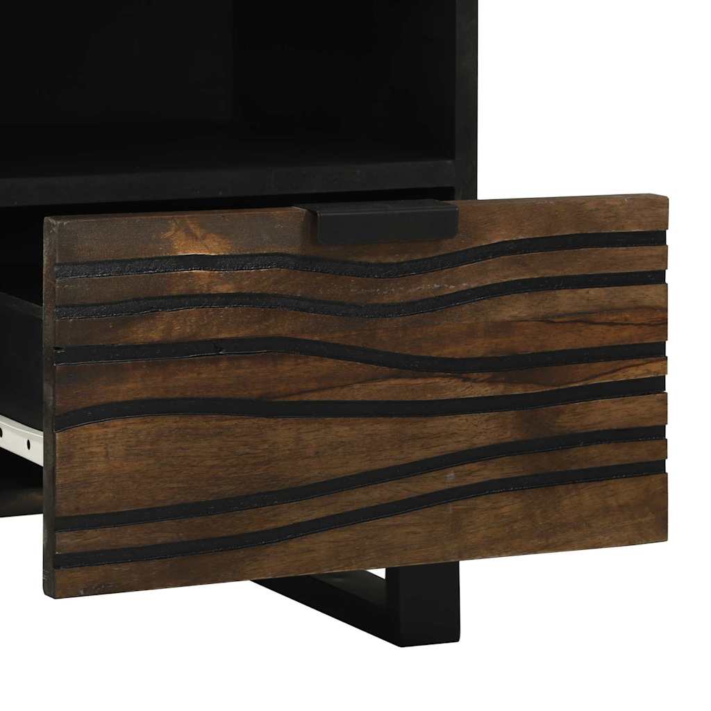 TV Cabinet with Drawer Brown 70 x 33 x 46 cm Solid mango wood