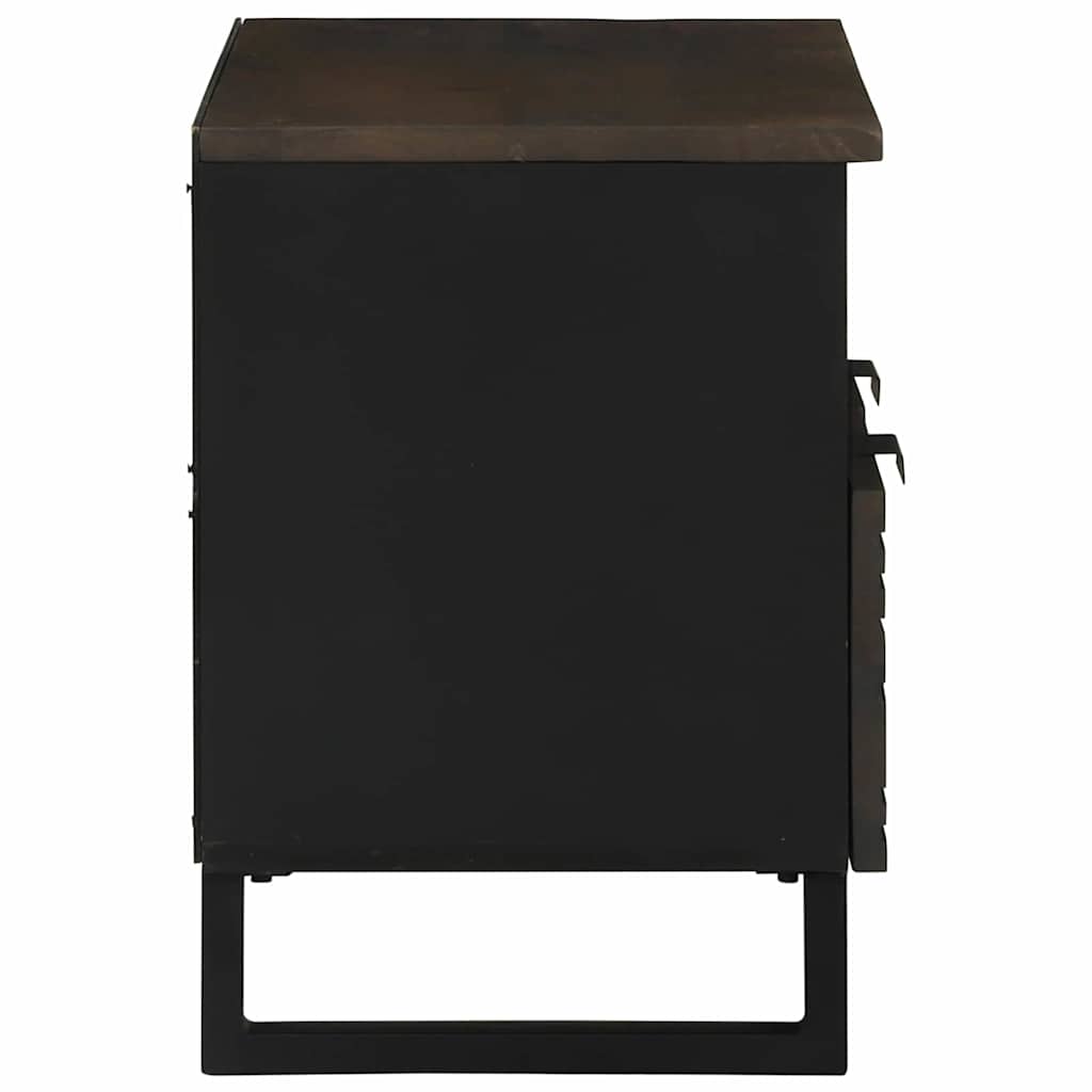 TV Cabinet with Drawer Brown 70 x 33 x 46 cm Solid mango wood