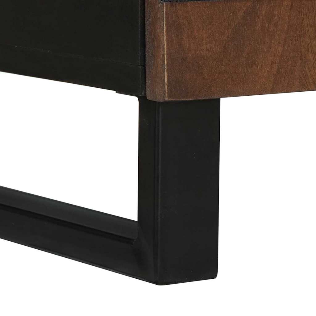 Bedside Cabinet Walnut 50 x 33 x 60 cm Solid mango wood