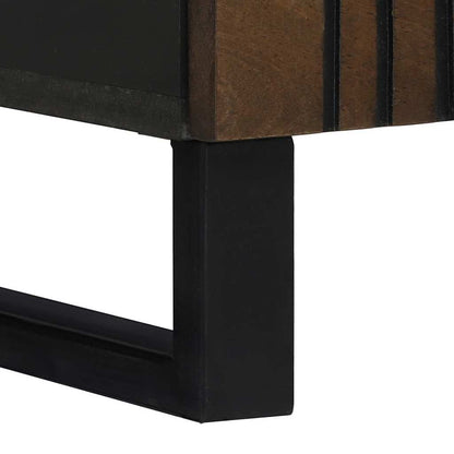 Bedside Cabinet Walnut 50 x 33 x 60 cm Solid mango wood