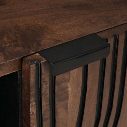 TV Cabinet Brown 80 x 33 x 46 cm Solid mango wood