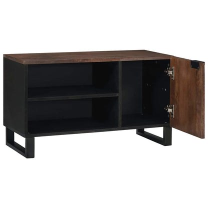 TV Cabinet Brown 80 x 33 x 46 cm Solid mango wood