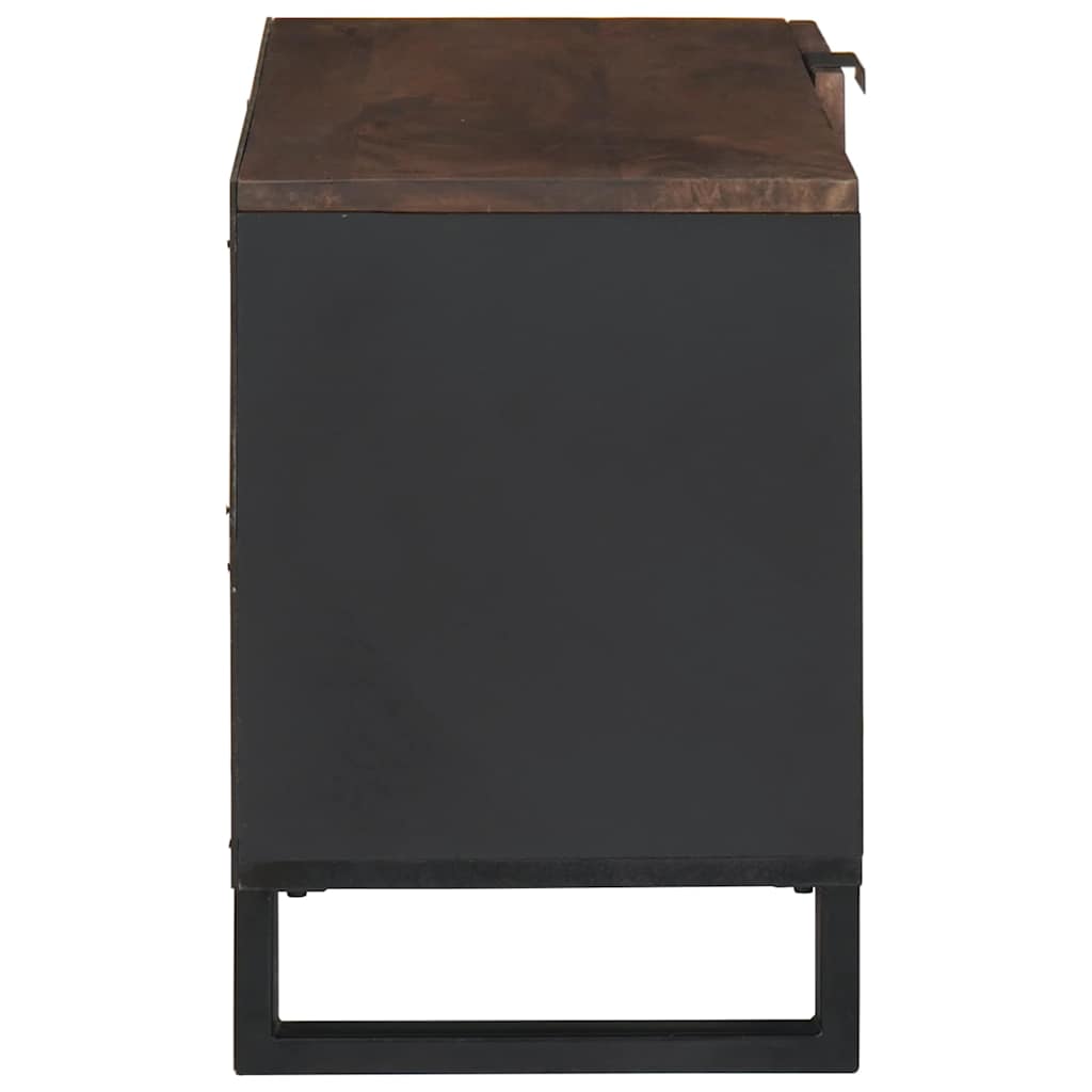 TV Cabinet Brown 80 x 33 x 46 cm Solid mango wood