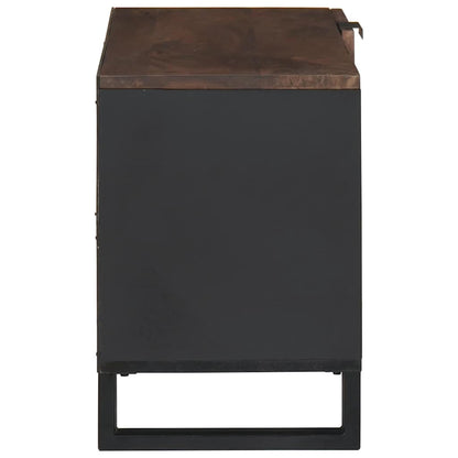 TV Cabinet Brown 80 x 33 x 46 cm Solid mango wood
