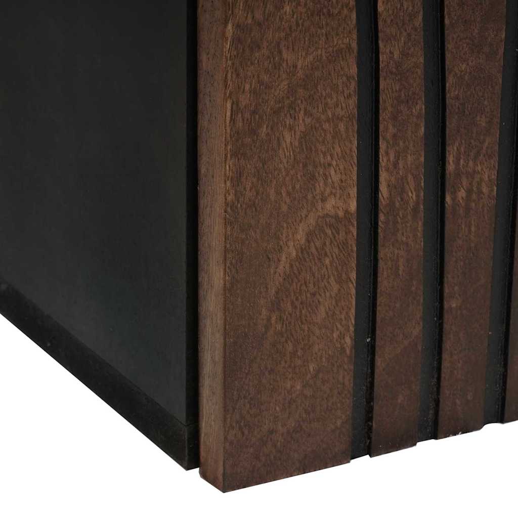 Sink Cabinet Brown and Black 38 x 33.5 x 48 cm Engineered wood