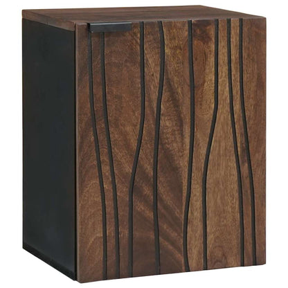 Sink Cabinet Brown and Black 38 x 33.5 x 48 cm Engineered wood