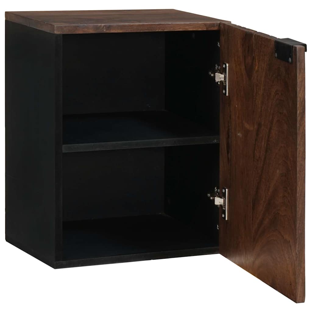 Sink Cabinet Brown and Black 38 x 33.5 x 48 cm Engineered wood