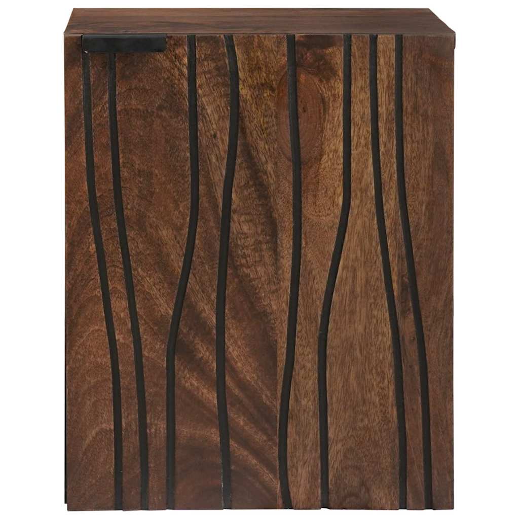 Sink Cabinet Brown and Black 38 x 33.5 x 48 cm Engineered wood