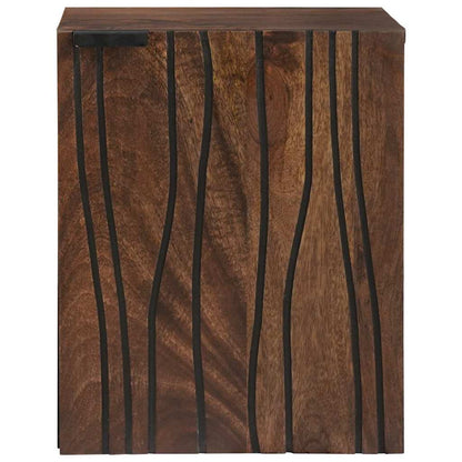 Sink Cabinet Brown and Black 38 x 33.5 x 48 cm Engineered wood