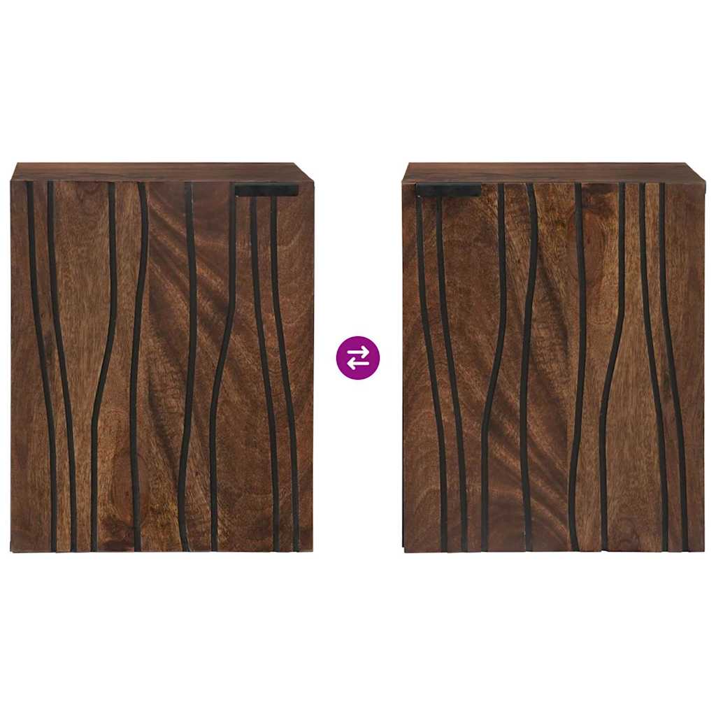 Bathroom Sink Cabinet Walnut 38 x 33.5 x 48 cm Engineered wood