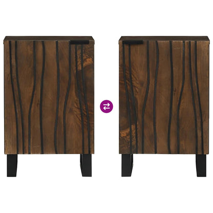 Bathroom Sink Cabinet Walnut 38 x 33.5 x 58 cm Engineered wood