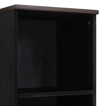 Bathroom Cabinet with Shelf with Storage Brown 38 x 33 x 160 cm