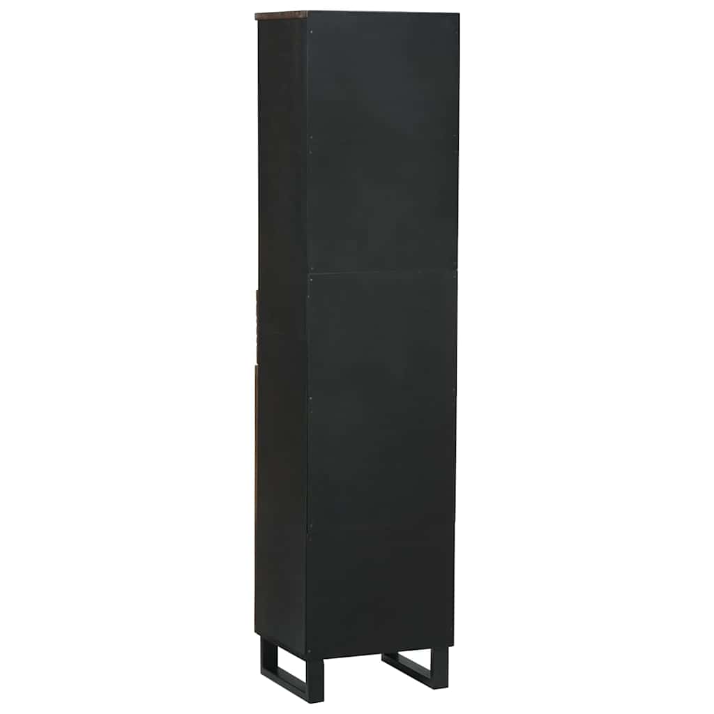 Bathroom Cabinet with Shelf with Storage Brown 38 x 33 x 160 cm