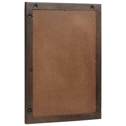 Bathroom Mirror Wall-mounted with Mirror Brown 50 x 2.5 x 70 cm