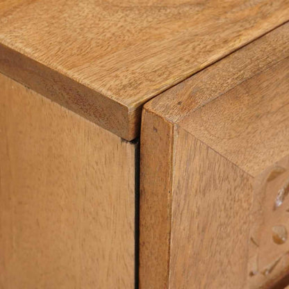 Bedside Table with Drawer 2 pcs Light brown 40 x 33 x 46 cm