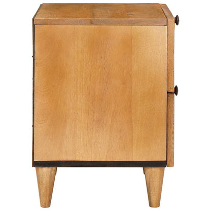 Bedside Table with Drawer 2 pcs Light brown 40 x 33 x 46 cm