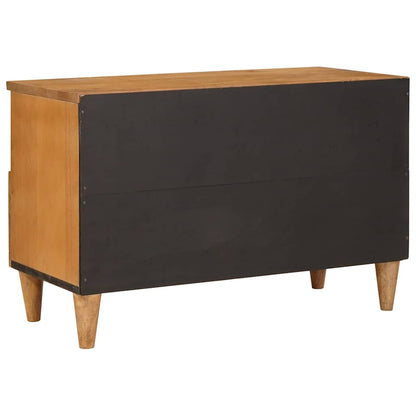 TV Cabinet Light brown 70 x 33 x 46 cm Solid mango wood