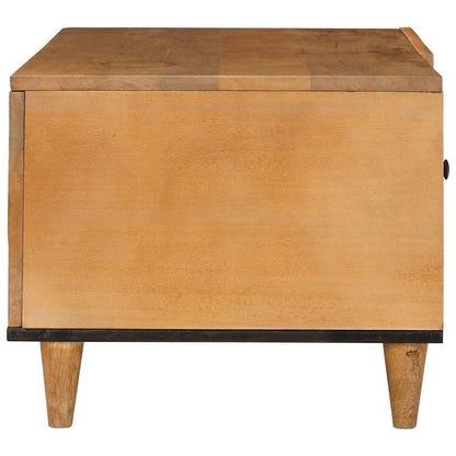 Coffee Table Light brown 80 x 50 x 40 cm Solid mango wood