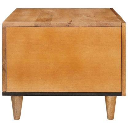 Coffee Table Light brown 80 x 50 x 40 cm Solid mango wood