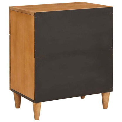 Bedside Table Light brown 50 x 33 x 60 cm Solid mango wood